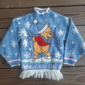 Winnie the pooh kids vintage sweater